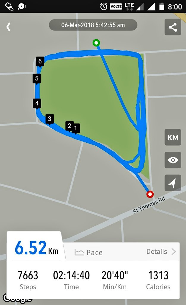 SivaYad85632186's tweet photo. #MyLifestyleWorkout #March_6 start 
#walking and #jogging 🚶🏃 💪 https://t.co/mQIyApVp3g