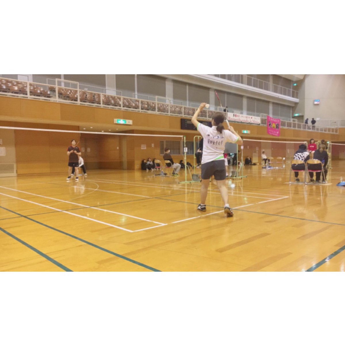 3月5.6.7日に廿日市スポーツセンターで新人戦が行われています！！
一年生が上位目指して頑張ってます😄
他学年もおのおの上位目指して楽しく頑張っています！