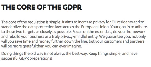 WithSecure's tweet image. The core of the #GDPRJoinTheDiscussion is simple: it aims to increase privacy for EU residents and to standardize the data protection laws across the European Union.
business.f-secure.com/pro-tips-for-g…