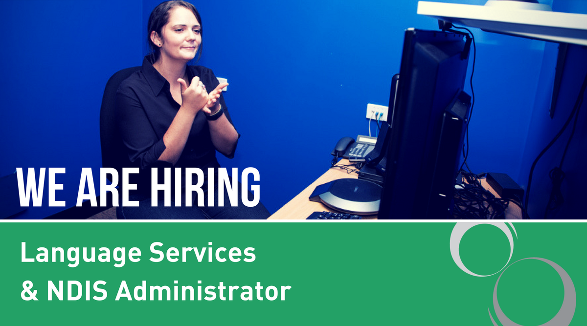Join our team and apply for our current vacancy as Language Services &amp; NDIS Administrator based in Brisbane. All details and information in regards of the application process can be found at bit.ly/LanguageServic… #auslan #auslanconnections #vacancy #applynow #deaf #ndis