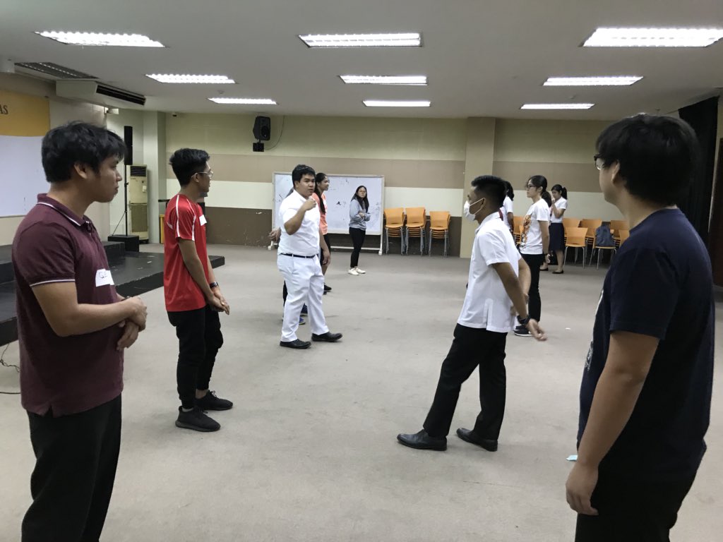 ust_hiraya's tweet photo. “Your eyes can speak a lot. You must convince yourself or your body to project a demeanor to convince the other person not to come any closer” #USTWomensWeek2018 #ItStartsWithUs #GritAndGrace #HERevolution https://t.co/nRuGyVbsJS