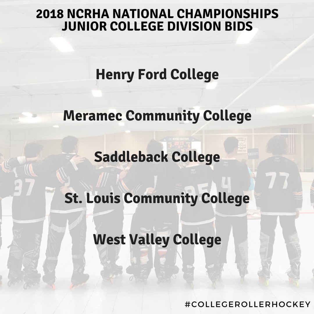NCRHA_C2C's tweet photo. These teams are heading to Fargo next month to play for an @NCRHA National Championship! #CollegeRollerHockey #RoadToFargo https://t.co/GUnwnD27ly