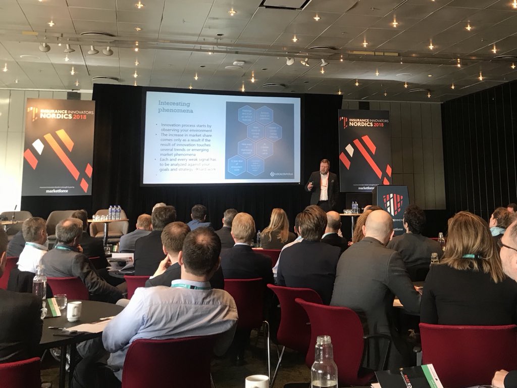 andhanss's tweet photo. Innovation is hard work - 99% perspiration and 1% inspiration like Edison famously put it - and ecosystems are key recaps @Mick5691 @Lahi_Tapiola CIO at @Insurance_Innov #nordics18 #insuretech #insurance https://t.co/QRpcOEyn4K