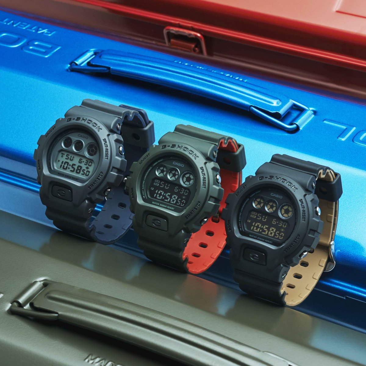 廃盤 G-SHOCK DW-6900LU-3JF カーキ オレンジ ミリタリー 楽天市場】CASIO カシオ G-SHOCK Gショック ジーショック DW