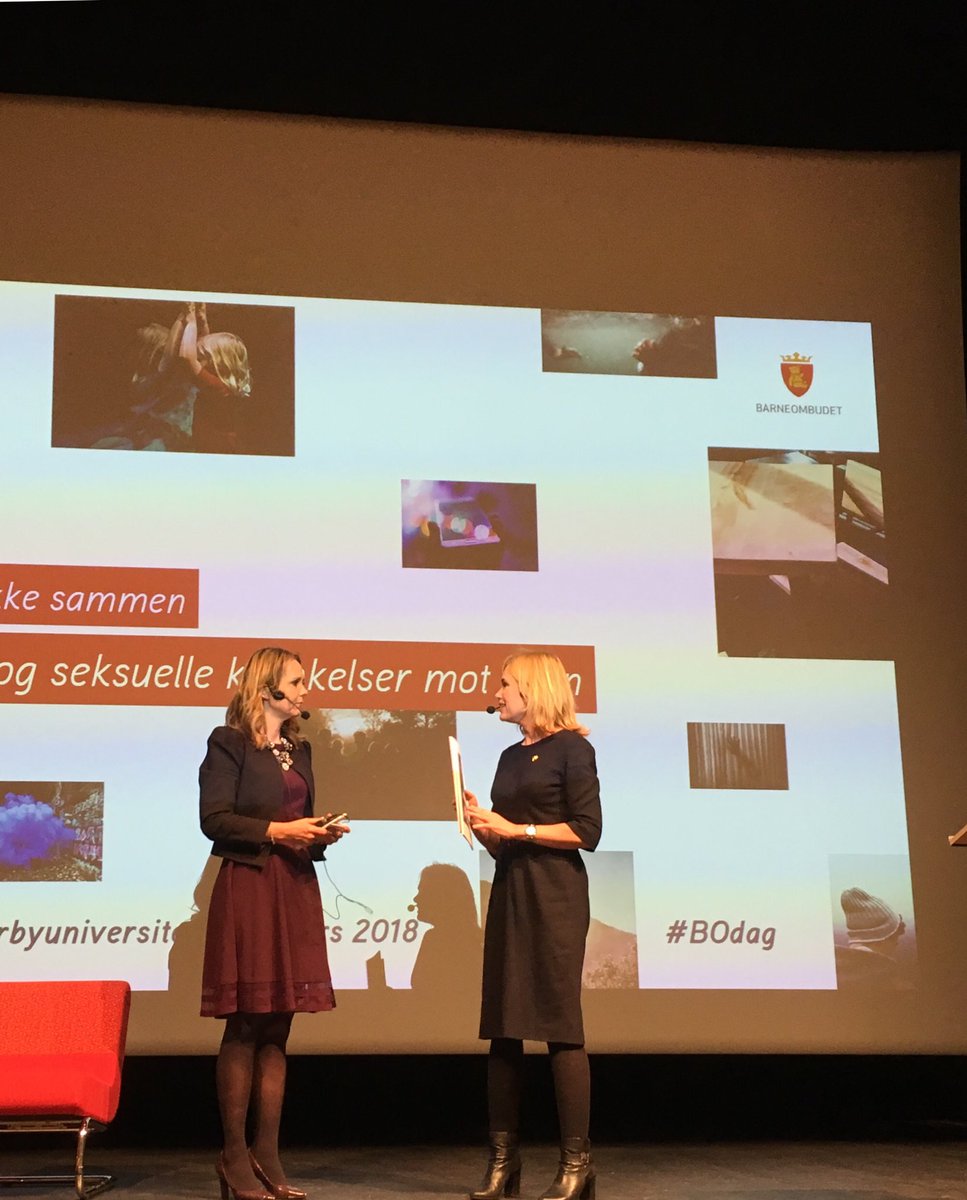 KjerstiFalck's tweet photo. Overlevering av rapportene om vold og seksuelle krenkelser mot barn. Barneminister Linda Hofstad Helleland#BOdag https://t.co/xYE0ZOFG0A