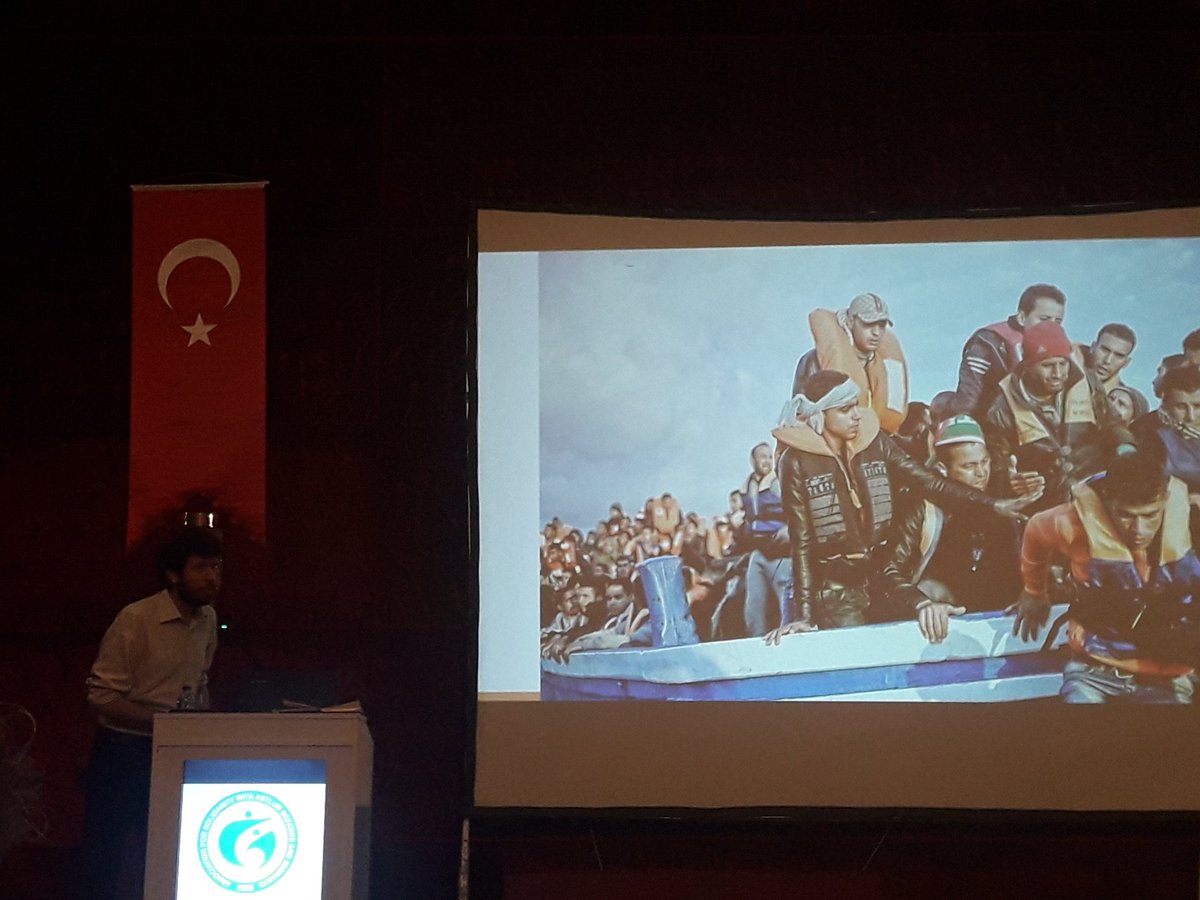 EkaBrg's tweet photo. Giacomo Zandonini speaking about routes to and out of Italy #journalist #openmigration #mednet https://t.co/TTwApTB5p5