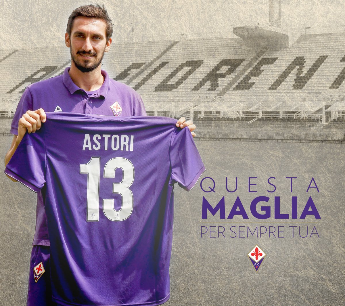 ACF Fiorentina on X: In honour of Davide #Astori's memory