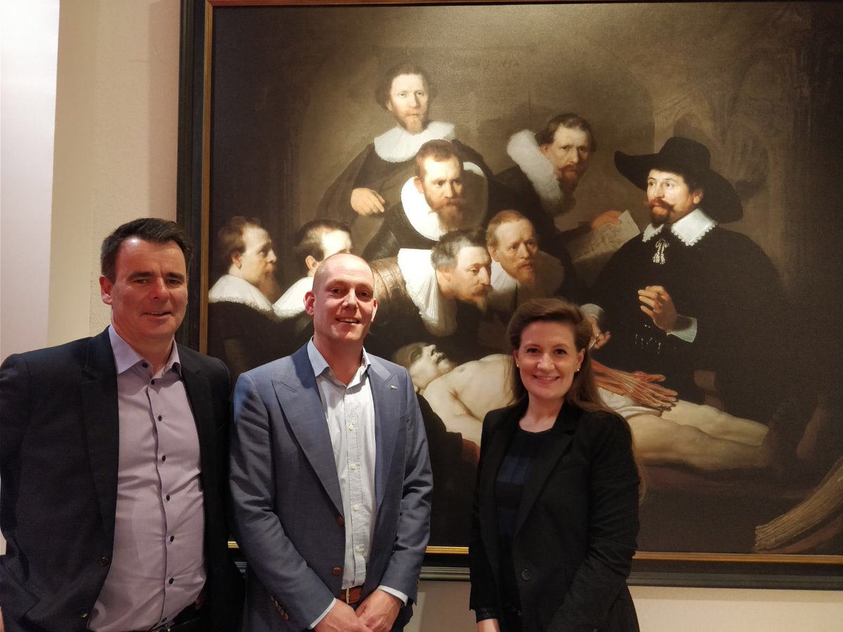 Had a great evening with Prof John Kelly from <a href="/uclhrobotics/">UCLH Robotics</a> , <a href="/RACEstudie/">RACE studie</a> meets #iROC!