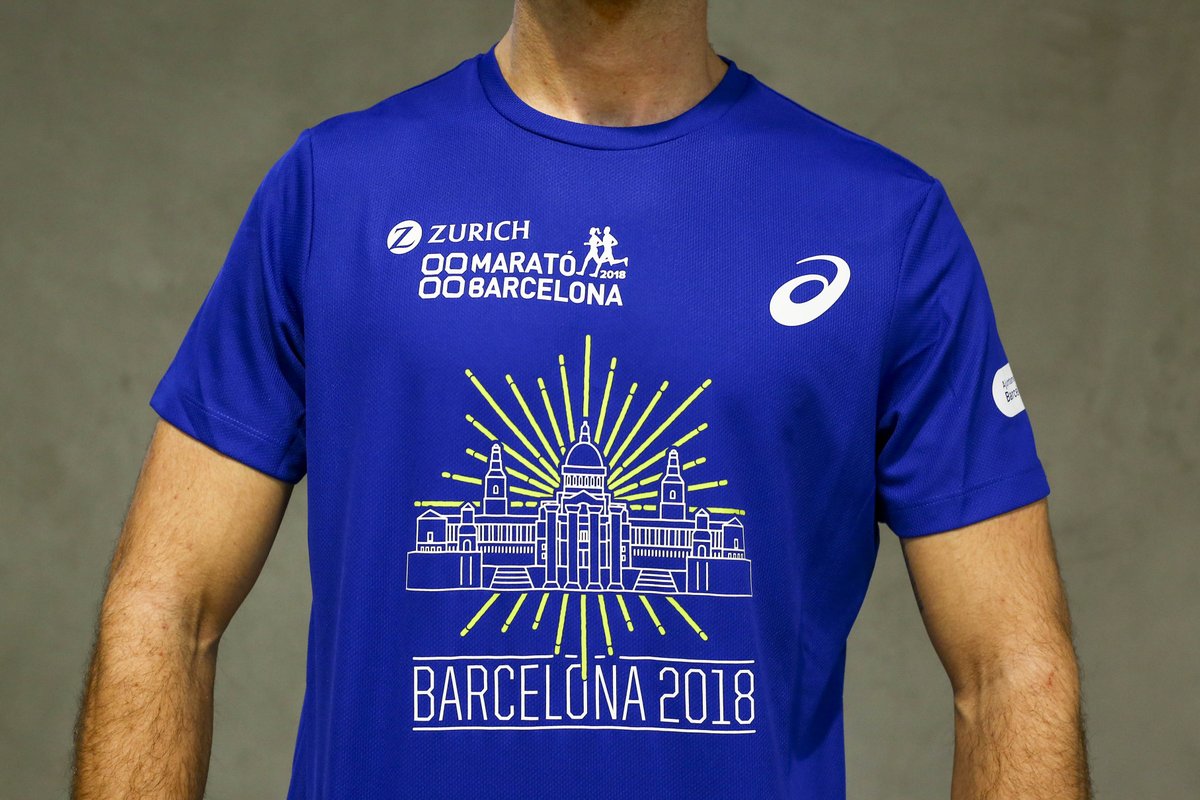 ¡Las 👕 <a href="/ASICSspain/">ASICS España</a> oficiales!
Us deixem les samarretes oficials de la Zurich Marató de Barcelona 2018
The #ZurichMaratoBCN ASICS oficial t-shirt! 🏃‍♀️🏃‍♂️🏃‍♀️🏃‍♂️