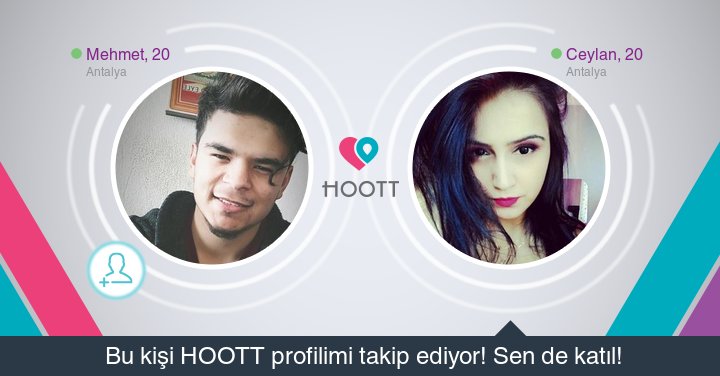 #HOOTTapp HOOTT süper! Takipçilerime gözat hemen. HOOTT ile eğlen! goo.gl/jPUaB0