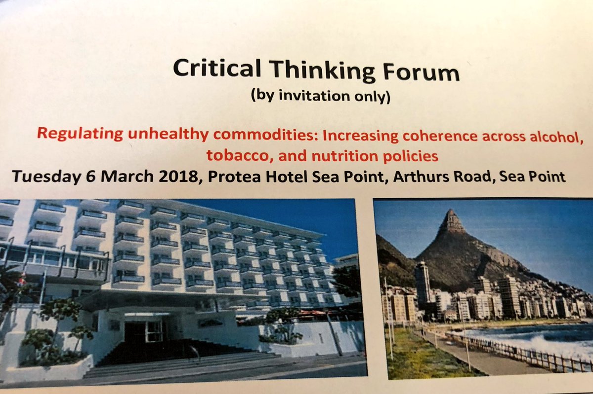 katiedain1's tweet photo. Kudos to @MRCza @ForutADD @Saapa7 @EdinburghUni for organising critical thinking forum on regulating unhealthy commodities. #criticalNCDs #NCDs https://t.co/Ch39H8gf6U