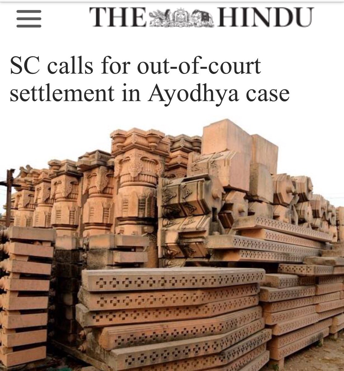 AOLSwamiji's tweet photo. @RituRathaur @loginitin @SriSri Hon’ble Supreme Court itself had requested for Out-Of-Court settlement in #Ayodhya case and this is exactly what Gurudev @SriSri is doing and this is EXACTLY why ALL Intelligent Sensible #IndiansWithSriSri ! Others have the right to remain ignorant ... https://t.co/zquhqlz789
