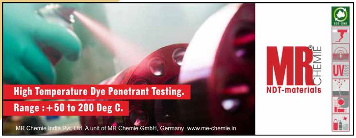 OneStopNDT's tweet photo. MR® Chemie is the manufacturer of specialized and innovative NDT products and devices.
https://t.co/e3zgauuqxN
#PT #MPT #UVTechnology #LeakDetection  #UVHandLamps #TestBenches #ChainInspection #HandYokes #MagnetizingEquipment #MagneticFieldMeters #ReferenceTestBlocks #VacuumPumps https://t.co/GNbERwWRv5