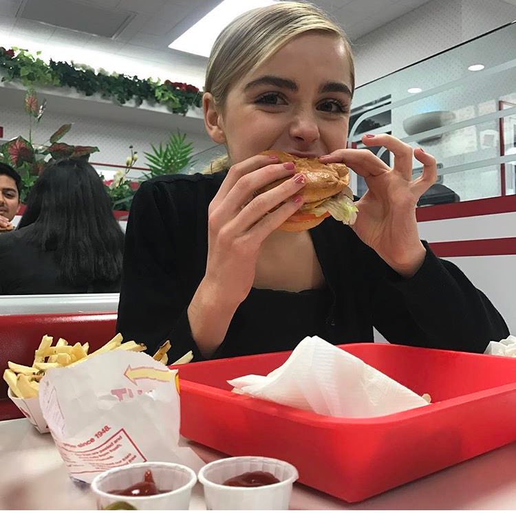 JuliaBellmont's tweet photo. “Juleesss”
“What Kaylee?”
“I really want a cheeseburger” 
So here we are. @KayleeRoth6 https://t.co/XH7TlBdlzn
