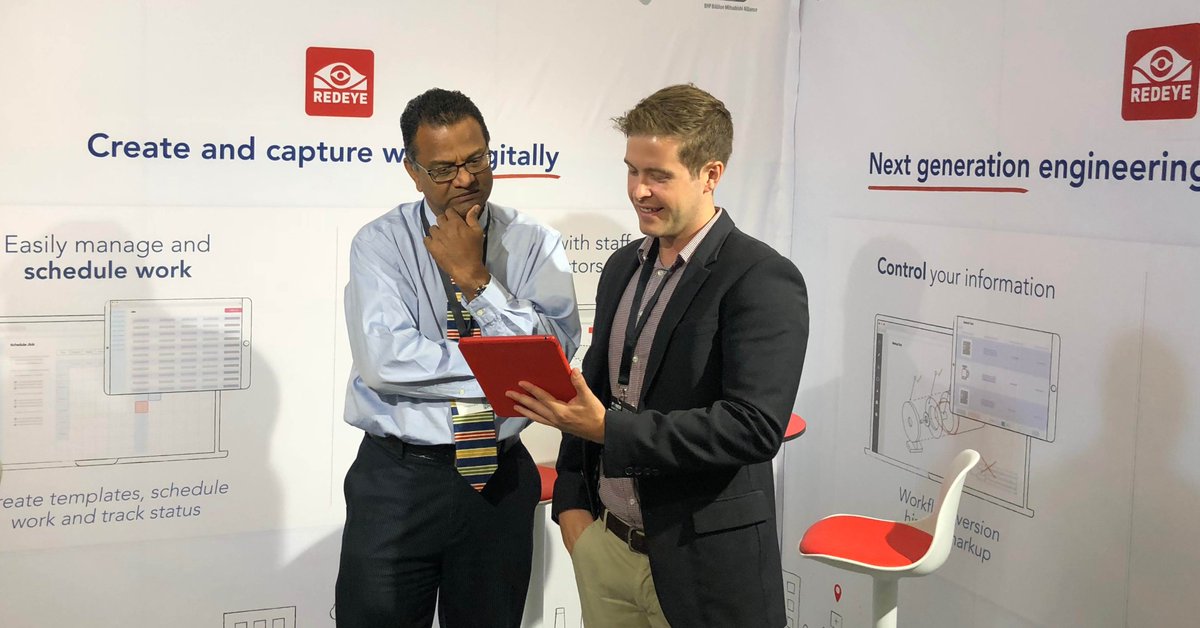 RedEyeWFM's tweet photo. See how cloud-based work management can help improve your business' productivity and safety at booth #21 @PowerAustralia https://t.co/E8Uzh6GADp