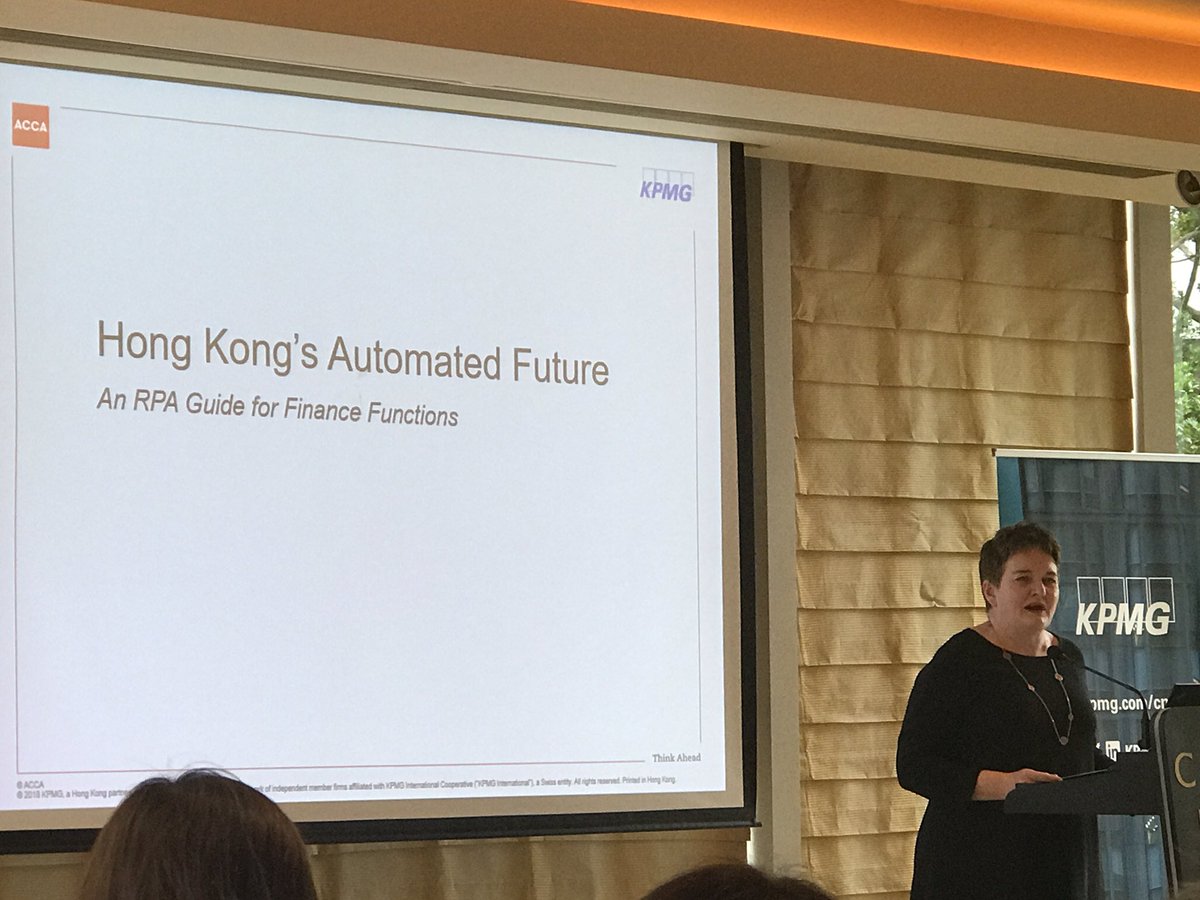 anson_bailey's tweet photo. @KPMGChina welcomes @ACCA_UK  Helen Brand to discuss HK's Automated Future: Technology is not a threat but you need VQ +DQ vision +digital! https://t.co/0KReKe6BEN