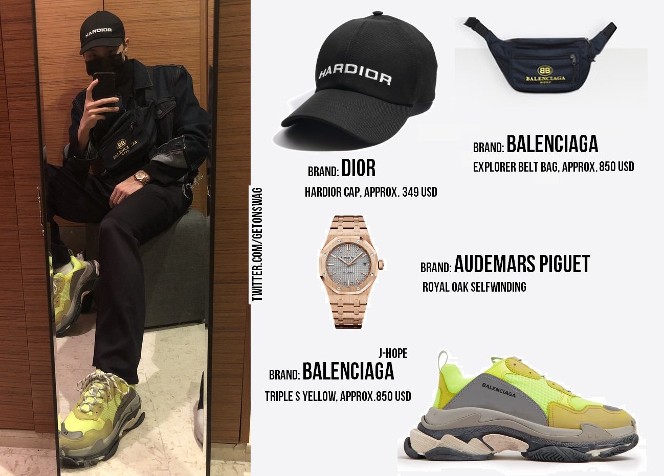 j hope balenciaga shoes