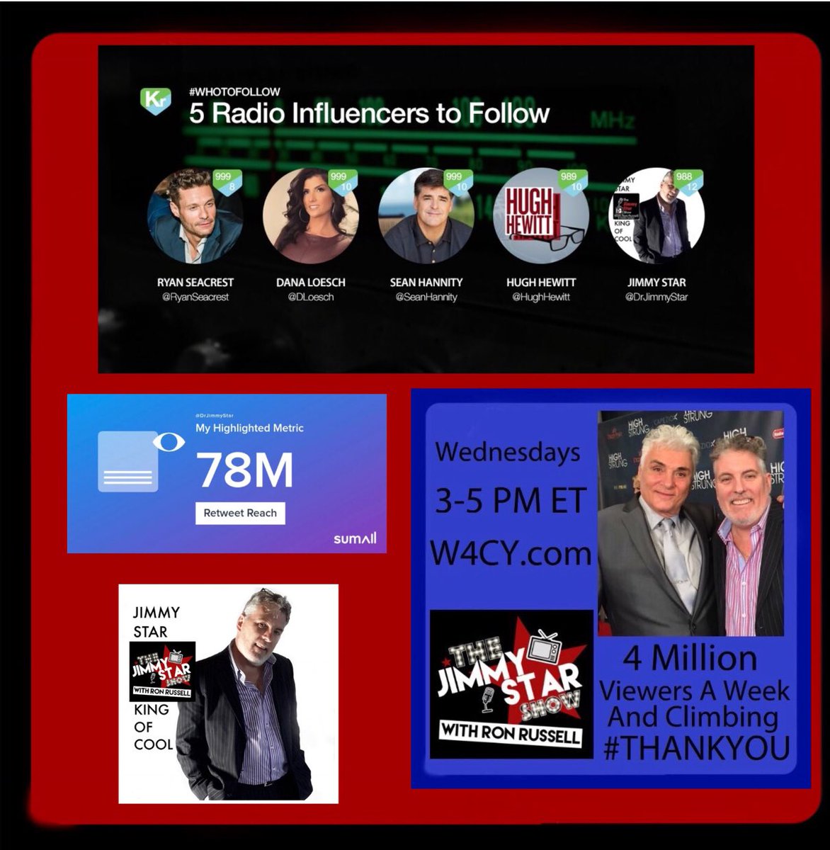 ThisIsJimmyStar's tweet photo. @maccageezer Love to do a live video Skype interview on @jimmystarshow the #1Webshow in the world #comedy #Music #Celebrity #fun https://t.co/MdLzAU00NB