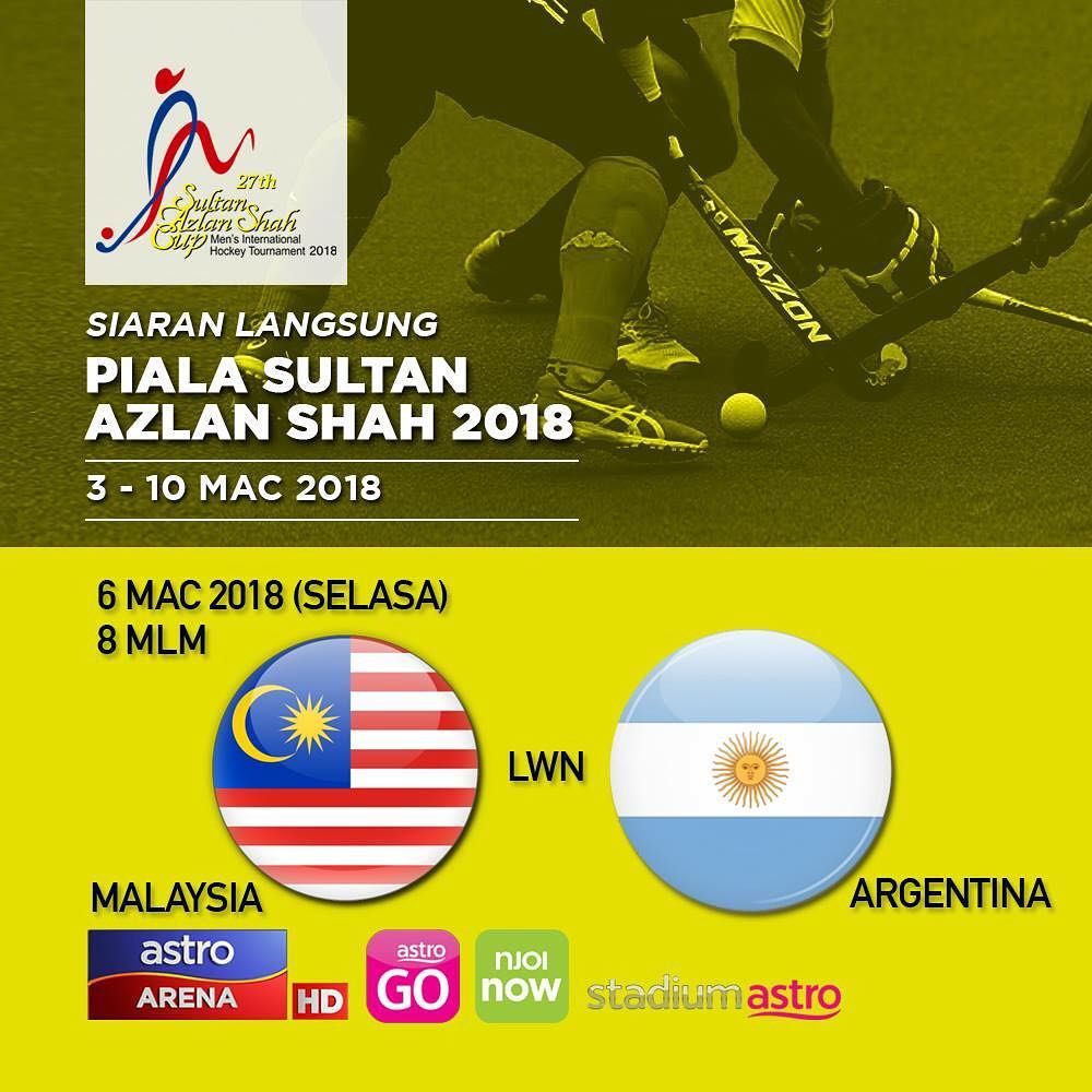 ERAdotje's tweet photo. The Speedy Tigers akan bertemu juara Sukan Olimpik Rio 2016, Argentina, malam ini jam 8 malam. Jom berikan sokongan padu untuk mereka.
#hoki #hockey #sascup2018 #pialasultanazlanshah2018 #thespeedytigers @ASTROARENA https://t.co/wiFa4G5ABI