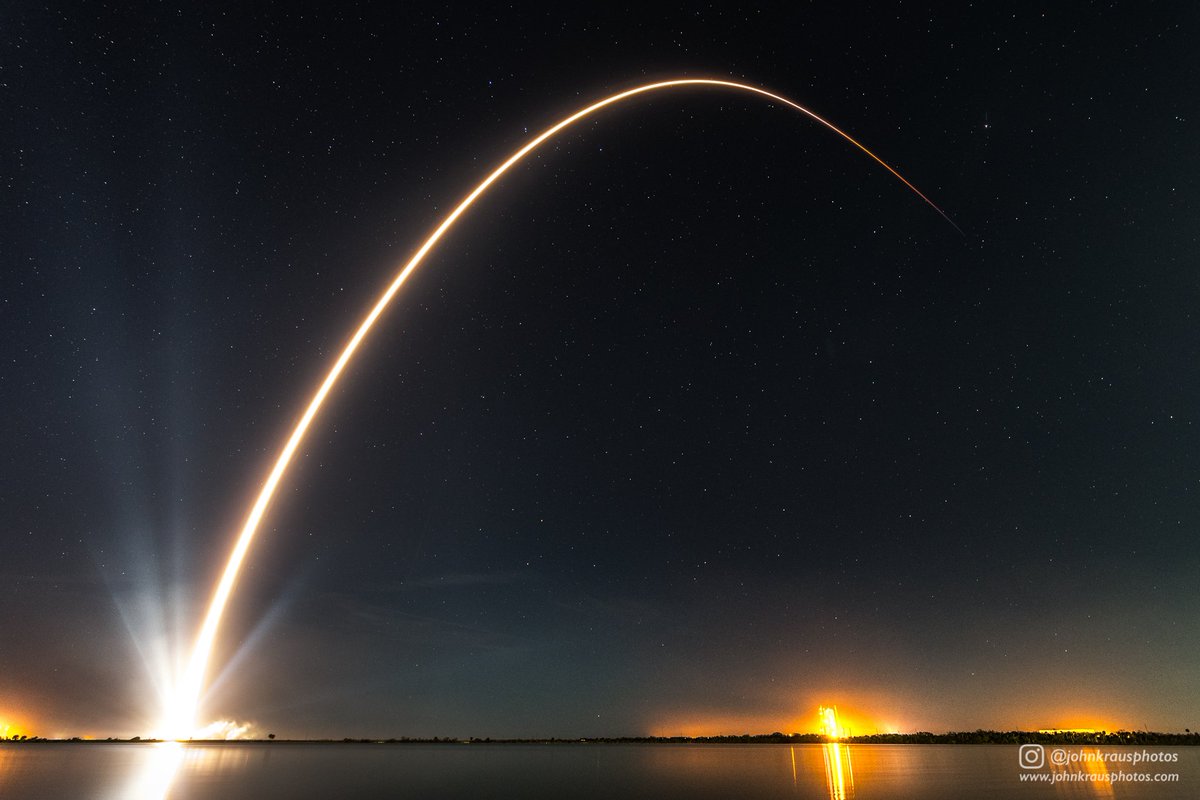 Falcon 9 streaks toward orbit for the 50th time, carrying the Hispasat 30W-6 satellite.