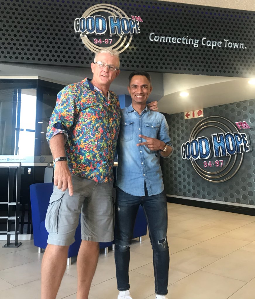 ZaidOmar's tweet photo. It’s 5 days before @CTCycleTour, join Race Director @CTCycleTour @GoodHopeFM #Pedal&Stride at 11h30 #LifeCycleWeek #love2ride #cycletourfever 🚴🏾♂️ https://t.co/yLJutLIRt2