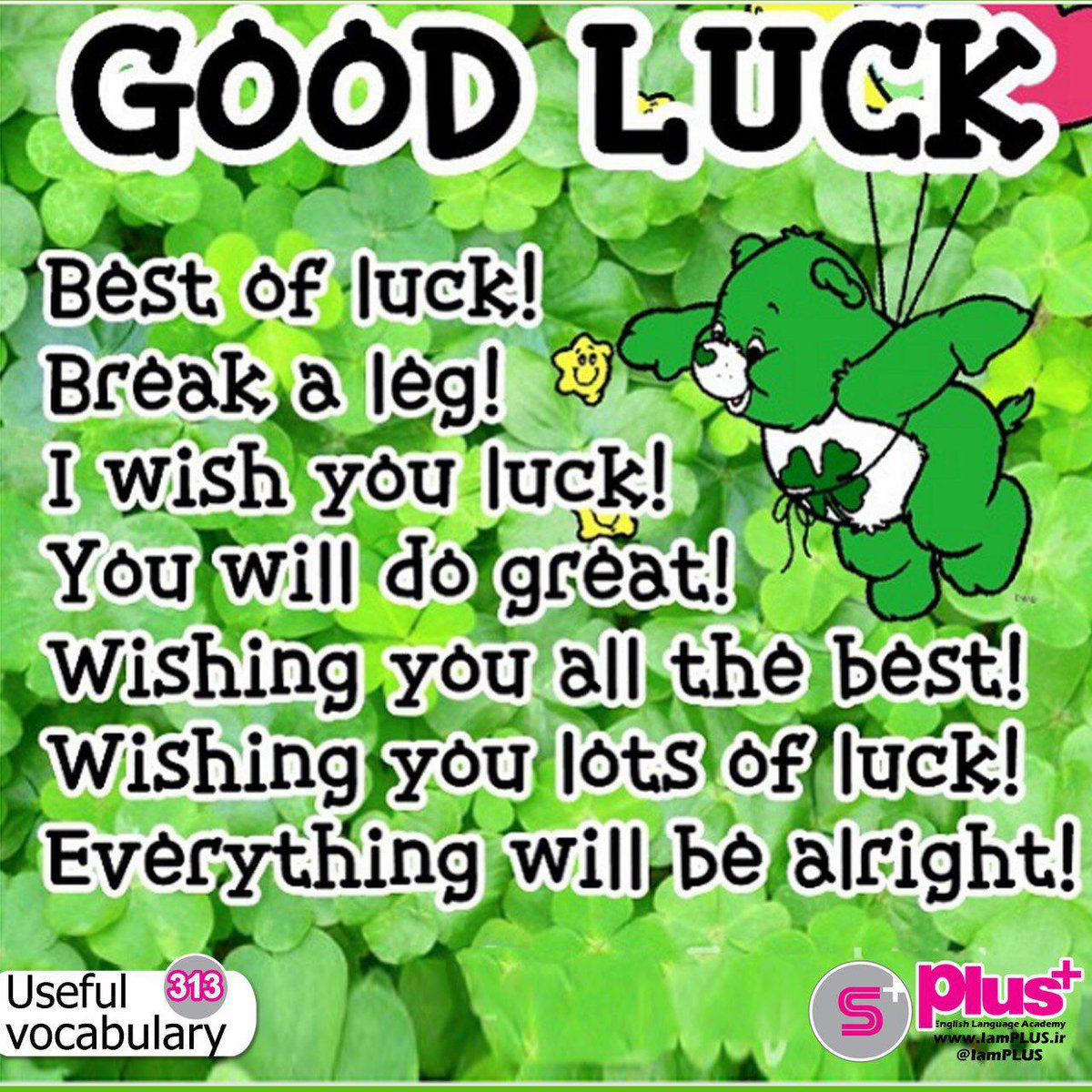 IamPLUS_ir's tweet photo. 🍓پست #عبارات كاربردى🍓
313) Good luck!
موفق‌ باشی!

#useful #vocabulary 
@IamPLUS https://t.co/ICyHKUZyUm