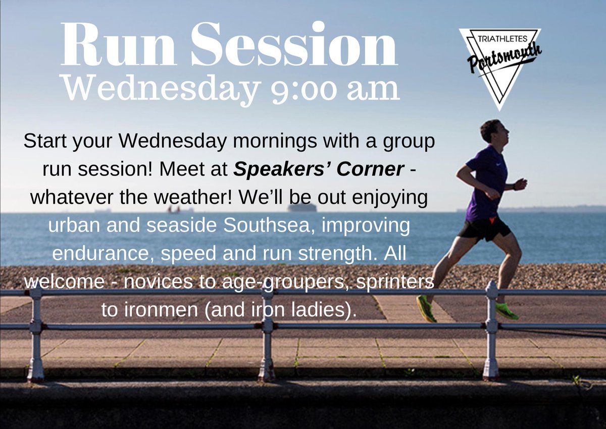 PortsmouthTri's tweet photo. Snow is gone... weโre back!
Join us at Speakerโs Corner for #runsession on Wednesday 9 am! Open to all PT members! https://t.co/JNu4mXai2O