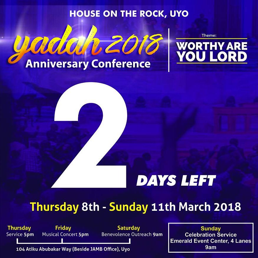 hotruyoelites's tweet photo. Still in d spirit of YADAH!!! Uyo are u ready??? Nigeria are u ready??? Come let's praise God in one accord by the lifting of hands!!! @hotr_uyo @houseontherockchurch 
#Yadah7 
#WorthyAreYouLord 
#TabernacleElites 
#MakingImpact2018 
#SeeTheNeedTakeTheLead
#WeNeverWalkAlone👭👫👬 https://t.co/mCfAAwdyww