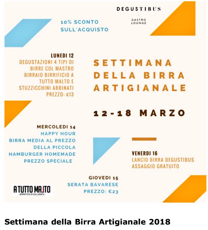 Siamo pronto per la @SettimanaBirra Artigianale > atuttomalto.com/settimana-dell… <a href="/cronachedibirra/">Cronache di Birra</a> <a href="/DamianoFranz/">Damiano Franzetti</a> <a href="/BrambiValentina/">Valentina Brambilla</a> <a href="/andreaturco79/">Andrea Turco</a> <a href="/varesenews/">VareseNews</a> #Gallarate