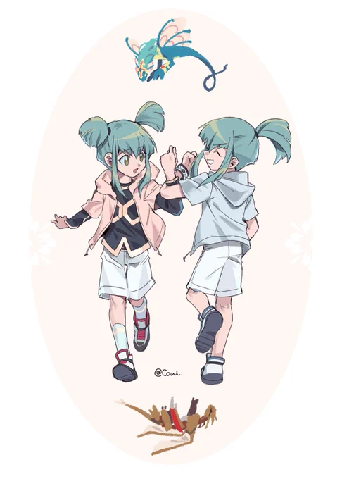 久々にルアとルカ描いてみた👐 