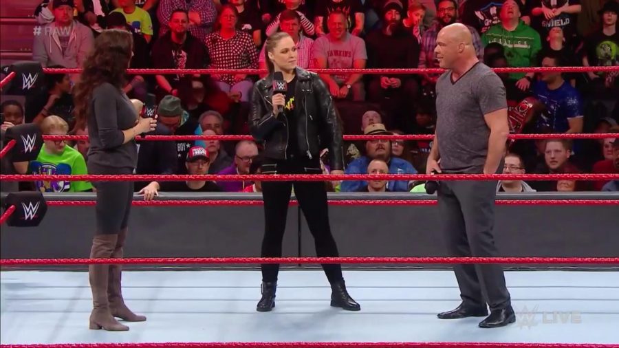 WrestlingNewsCo's tweet photo. Ronda Rousey’s match is set for #WWE #WrestleMania 34 https://t.co/YHozjINA4N https://t.co/MWEFqDngQo