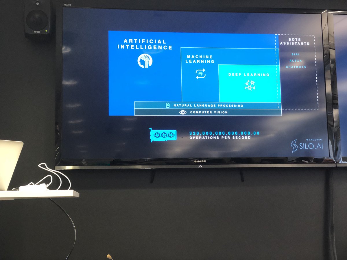 juhani's tweet photo. #AI morning with @TeroOjanpera from @silo_AI — @Boardman2020 at @futurice https://t.co/2BHkHWOgjV