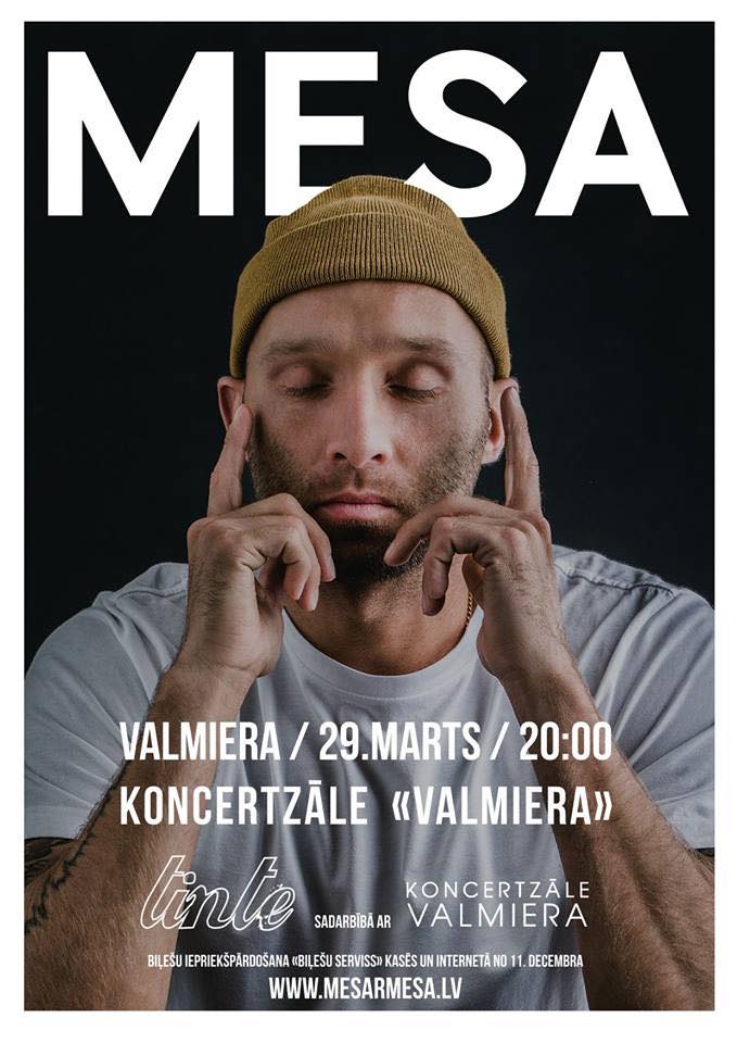 barsTinte's tweet image. Laiks skrien vēja spārniem! Tādēļ, nepalaid garām @MesArMesa koncertu, jau šomēnes, 29.martā, koncertāzlē "Valmiera"! Biļetes var iegādāties @bilesuserviss kasēs! Bilešu cena sākot no 15€. 
Pačukstēsim, ka MESAS koncerta afterparty notiks pie mums --&amp;gt; @barsTinte !!