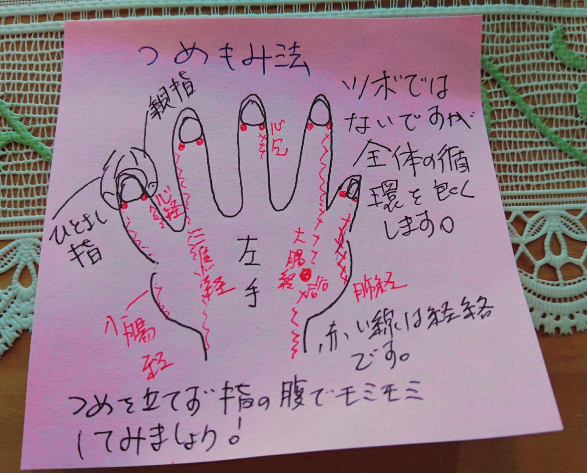 爪もみ 爪もみ