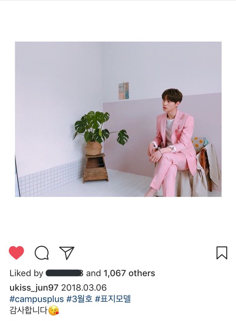 junyoungclub_th's tweet image. [แปล]2018.03.06
#campusplus #3월호 #표지모델 
ขอบคุณครับ😘
(instagram.com/p/Bf-NwcPHki4/) #ยูคจุน