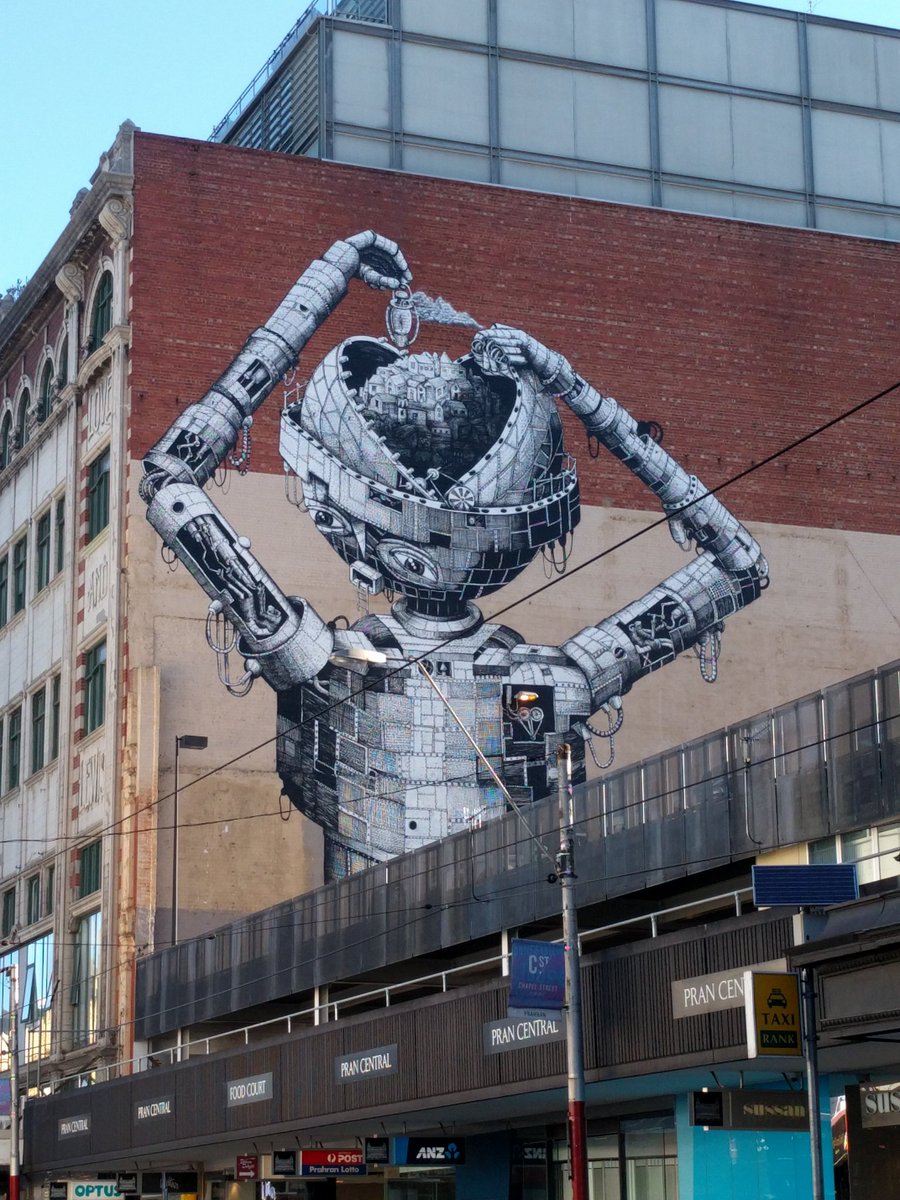 #walking home from work in #ChapelSt <a href="/chapelprecinct/">Chapel Street Precinct Melbourne</a> <a href="/melbstreetart/">Melbourne Street Art</a> <a href="/strartaus/">Streetart Australia</a> <a href="/strartmelb/">Street Art Melbourne</a> <a href="/streetartismelb/">Street Art Melbourne</a> #streetart #Melbourne #dailycommute