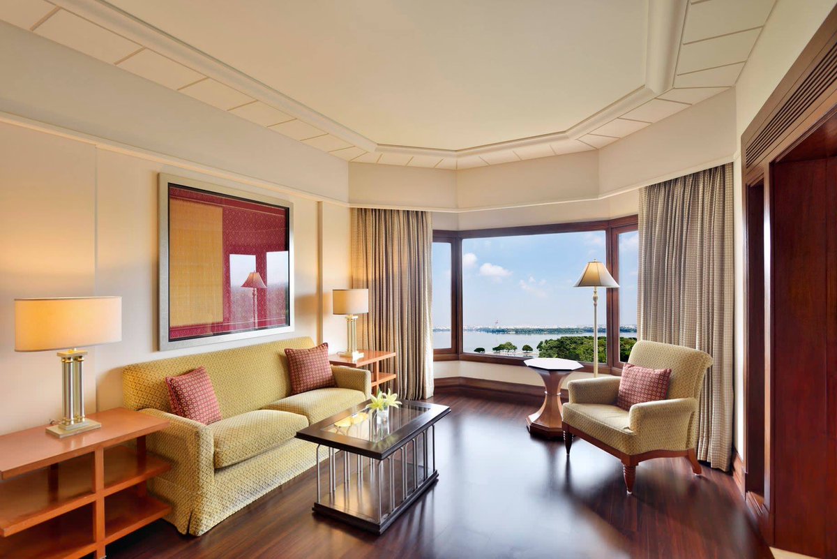HydMarriott's tweet image. Enjoy the picturesque view from our Deluxe Suite living room whilst witnessing the exemplary blend of luxury and hospitality. For bookings call : +9127522999 #luxuryliving #suiteliving #deluxesuite #travelbrilliantly #staycation #lakeviewroom #marriotthyderabad #mamrriotthotels