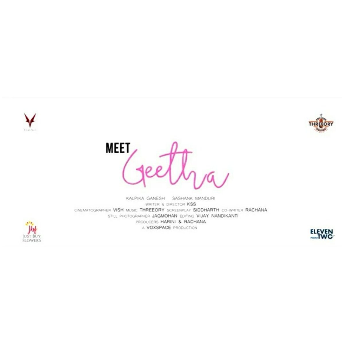 threeoryband's tweet photo. Here comes 'Meet Geetha' Teaser !! Our new project for which we've done Original Score !! We loved working with you guys @voxspacex and @iamkalpika !!! #THREEORY #MusicProduction https://t.co/wBtJS6Ksel