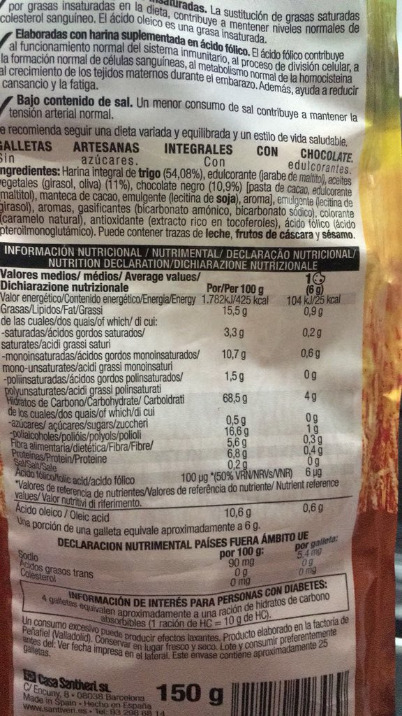 SefiFood's tweet photo. Nunca había visto un esfuerzo tan grande por justificar ingredientes. ¿Qué parte te gusta más @farmagemma? A mi el “sin y con” https://t.co/AbtjcjWMCu