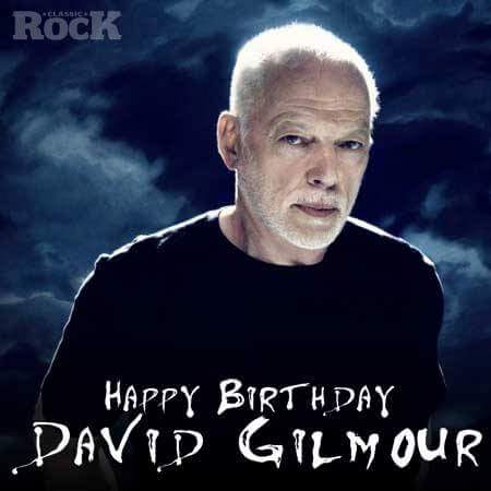 Happy birthday to Pink Floyd\s David Gilmour. 72 today! 