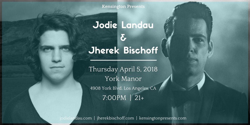 LA Show Alert: Thur Apr 5 <a href="/theyorkmanor/">The York Manor</a>
Playing w/ the incredible composer, musician and singer <a href="/jodielandau/">Jodie Landau</a>. We will be joined by a 13-person ensemble (string quintet, clarinet, vibraphone, harp, drums, a choir) and special guest singers!
On sale now: ticketfly.com/purchase/event…
