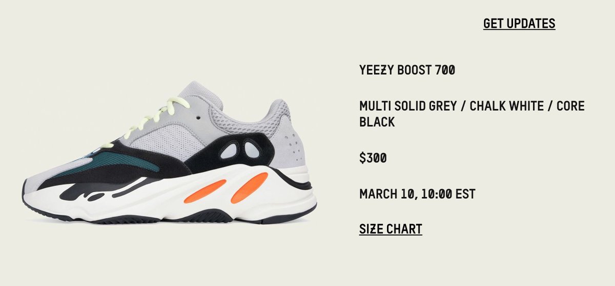 yeezy wave runner size guide