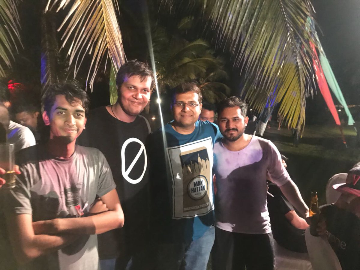 niksthehacker's tweet photo. Cobalt Core spotted at #Nullcon2018 nice meeting you all @ru94mb @cyberboyIndia @cobalt_io https://t.co/0Zka2Nh4tf