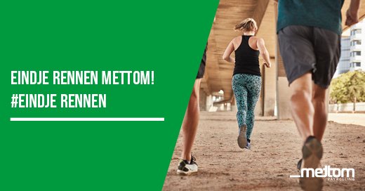 MettomPayroll's tweet photo. Op 21 maart fris aan de middag beginnen? Doe mee aan de eerste lunchrun 'Eindje Rennen Mettom'. Hardlopen én netwerken! Zien we je daar? https://t.co/EOl7fvwqRU #EindjeRennen #EindjeRennenMettom #lente #lunchrun https://t.co/PaC7XlDqIV