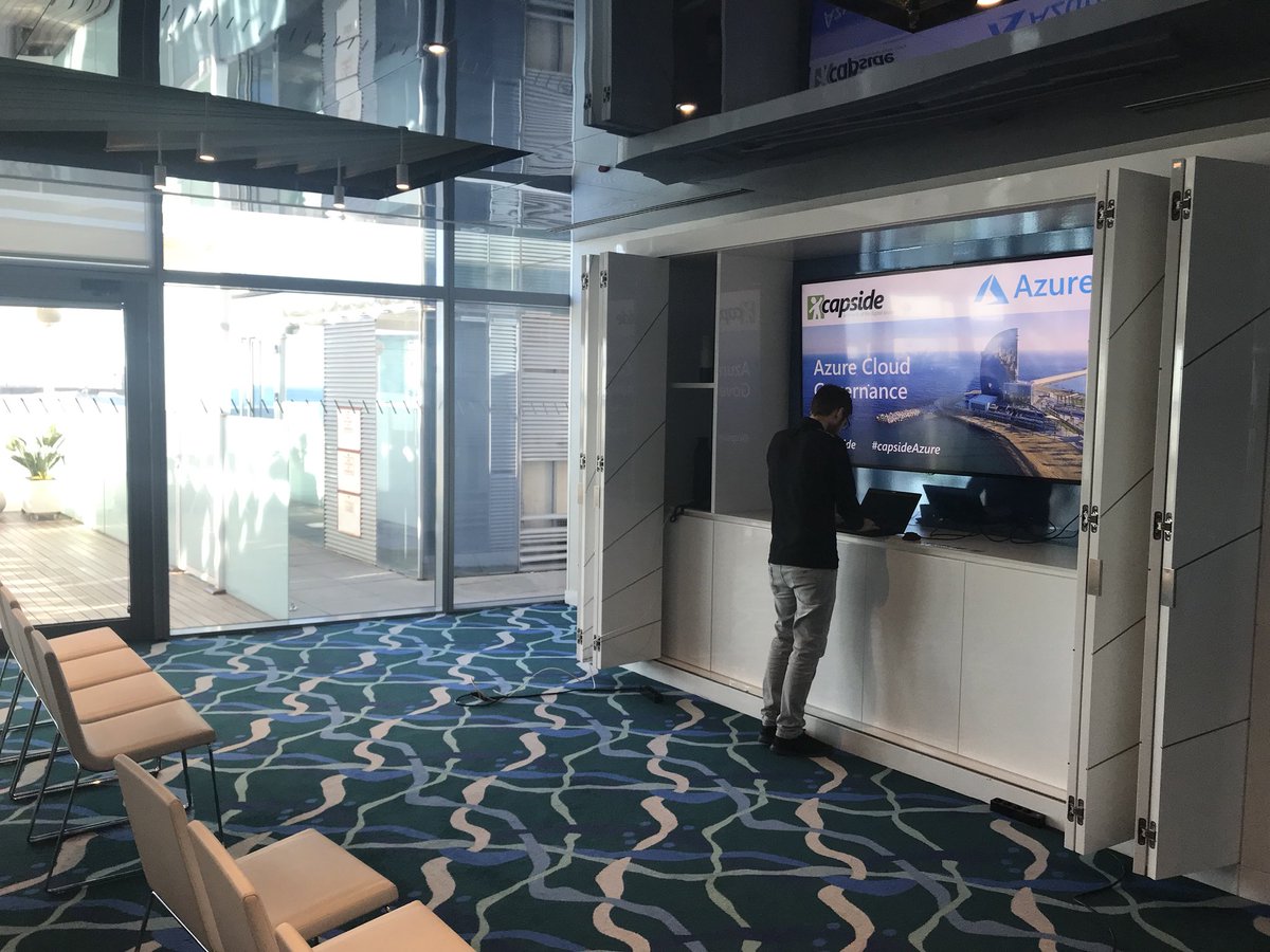 Anlituz's tweet image. Start your engines #capsideAzure. New @capside event @WHotels  #cloud #Governance