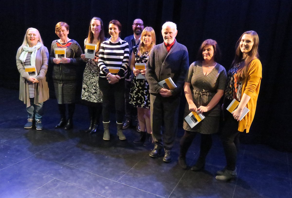 ReadNowWriteNow's tweet photo. Some of our new #writetimewriteplace writers @StoryhouseLive to receive their anthology and read extracts from their published stories to a fantastic audience thanks to @Go_CheshireWest libraries and @ace_national https://t.co/FCy7BWjWms