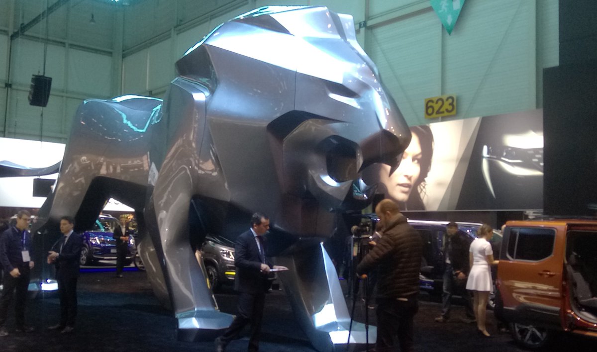 devos_alain's tweet image. #GIMSSwiss2018. Het zelfvertrouwen groeit zienderogen bij #Peugeot. De leeuw was nooit groter. @Autowereld_be