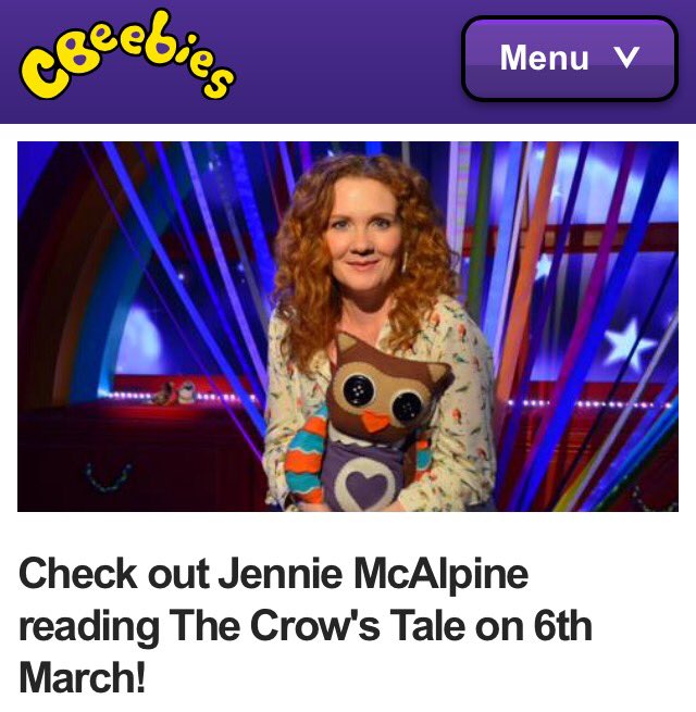 nhillustrator's tweet photo. 📢🎉🙌🏻TONIGHT the amazing @jenniemcalpine will be reading The Crow's Tale on @CBeebiesHQ at 6.50pm- Tune in people!! #TheCrowsTale #bedtimestories @QuartoKids 🌙✨ https://t.co/sQl0zRUqfs