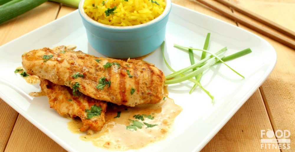 OnlineFFF's tweet image. Malaysian Chicken Satay with Fragrant Rice -- bit.ly/1VxrVGz -- #highprotein #healthyrecipe #foodforfitness
