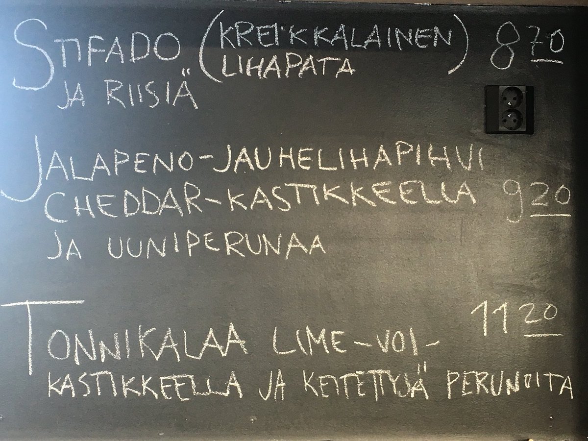 Lounasta tarjolla jälleen tänään Ravintola Òlessa 10.30-14.00. #Turku #lounas <a href="/VisitTurku/">Visit Turku</a> @VisitTurkuFI